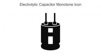 Electrolytic Capacitor Monotone Icon In Powerpoint Pptx Png And Editable Eps Format