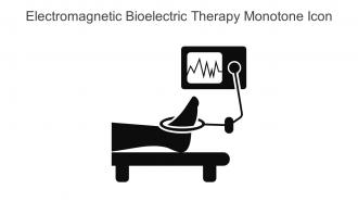 Electromagnetic Bioelectric Therapy Monotone Icon In Powerpoint Pptx Png And Editable Eps Format