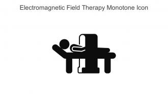 Electromagnetic Field Therapy Monotone Icon In Powerpoint Pptx Png And Editable Eps Format