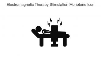 Electromagnetic Therapy Stimulation Monotone Icon In Powerpoint Pptx Png And Editable Eps Format