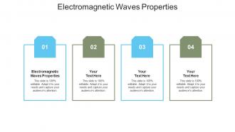 Electromagnetic waves properties ppt powerpoint presentation model show cpb