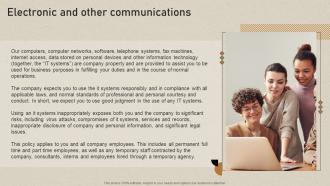 Electronic And Other Communications Guidebook For Corporate Staff