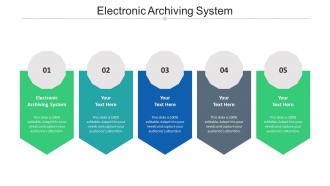 Electronic archiving system ppt powerpoint presentation icon design ideas cpb