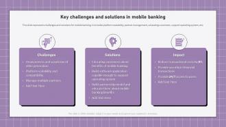 Electronic Banking Management Key Challenges And Solutions In Mobile Banking