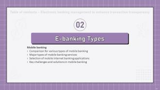 Electronic Banking Management To Enhance Transaction Transparency Complete Deck Visual Downloadable