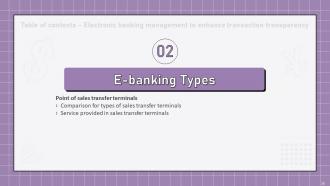 Electronic Banking Management To Enhance Transaction Transparency Complete Deck Images Customizable