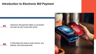Electronic Bill Payment powerpoint presentation and google slides ICP Customizable Content Ready