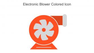 Electronic Blower Colored Icon In Powerpoint Pptx Png And Editable Eps Format