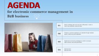 Electronic Commerce Management In B2B Business Powerpoint Presentation Slides Compatible Attractive