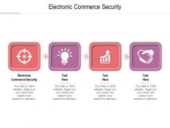 Electronic commerce security ppt powerpoint presentation summary demonstration cpb