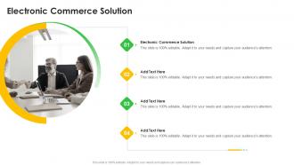 Electronic Commerce Solution In Powerpoint And Google Slides Cpb