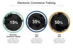 Electronic commerce training ppt powerpoint presentation icon graphic images cpb