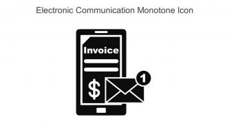 Electronic Communication Monotone Icon In Powerpoint Pptx Png And Editable Eps Format