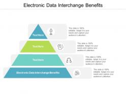 Electronic data interchange benefits ppt powerpoint presentation file designs download cpb