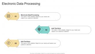 Electronic Data Processing In Powerpoint And Google Slides Cpb