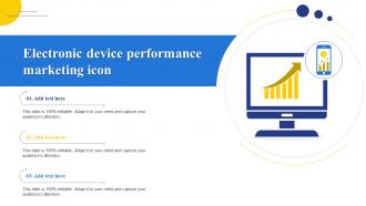 Electronic Device Performance Marketing Icon