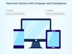 Electronic devices with computer and smartphone