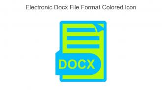 Electronic Docx File Format Colored Icon In Powerpoint Pptx Png And Editable Eps Format
