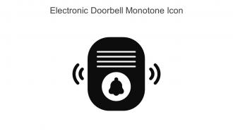 Electronic Doorbell Monotone Icon In Powerpoint Pptx Png And Editable Eps Format