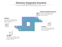 Electronic equipment insurance ppt powerpoint presentation summary files cpb