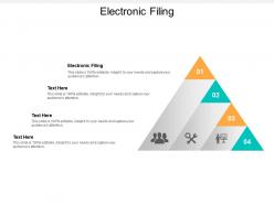 Electronic filing ppt powerpoint presentation styles design templates