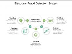 Electronic fraud detection system ppt powerpoint presentation outline show cpb