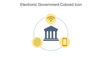Electronic Government Colored Icon In Powerpoint Pptx Png And Editable Eps Format