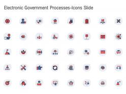 Electronic Government Processes icons Slide Ppt Formats