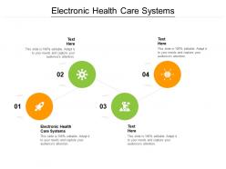 Electronic health care systems ppt powerpoint presentation styles show cpb