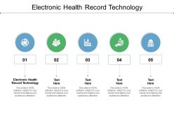 Electronic health record technology ppt powerpoint presentation file format cpb