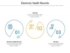Electronic health records ppt powerpoint presentation icon smartart cpb