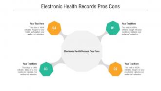 Electronic health records pros cons ppt powerpoint presentation gallery inspiration cpb