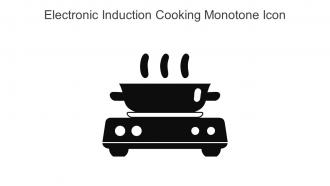 Electronic Induction Cooking Monotone Icon In Powerpoint Pptx Png And Editable Eps Format