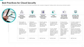 Electronic information security best practices for cloud security
