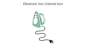 Electronic Iron Colored Icon In Powerpoint Pptx Png And Editable Eps Format
