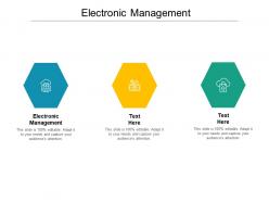 Electronic management ppt powerpoint presentation icon background cpb