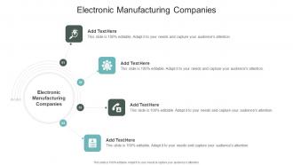 Electronic Manufacturing Companies In Powerpoint And Google Slides Cpb