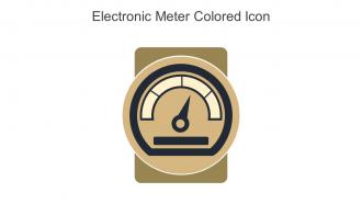 Electronic Meter Colored Icon In Powerpoint Pptx Png And Editable Eps Format