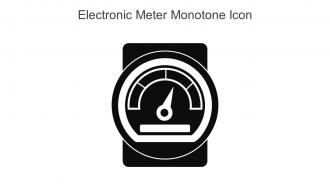 Electronic Meter Monotone Icon In Powerpoint Pptx Png And Editable Eps Format