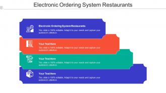 Electronic Ordering System Restaurants Ppt Powerpoint Presentation Slides Master Cpb