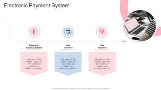 Electronic Payment System In Powerpoint And Google Slides Cpb