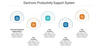 Electronic productivity support system ppt powerpoint presentation inspiration rules cpb
