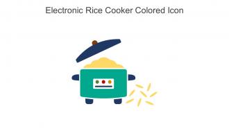 Electronic Rice Cooker Colored Icon In Powerpoint Pptx Png And Editable Eps Format