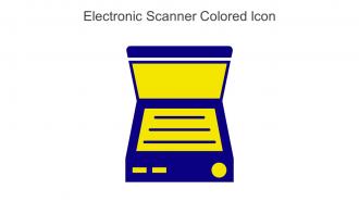 Electronic Scanner Colored Icon In Powerpoint Pptx Png And Editable Eps Format