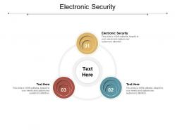 Electronic security ppt powerpoint presentation styles tips cpb