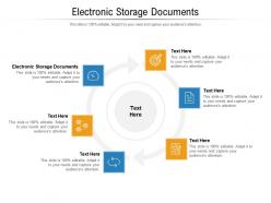 Electronic storage documents ppt powerpoint presentation slides cpb