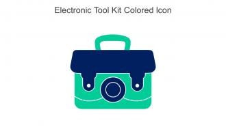 Electronic Tool Kit Colored Icon In Powerpoint Pptx Png And Editable Eps Format