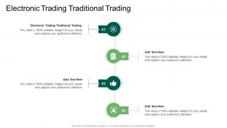 Electronic Trading Traditional Trading In Powerpoint And Google Slides Cpb