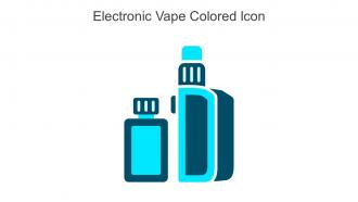 Electronic Vape Colored Icon In Powerpoint Pptx Png And Editable Eps Format