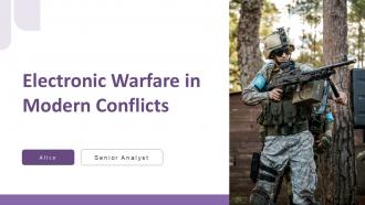 Electronic Warfare In Modern Conflicts PPT Information ACP